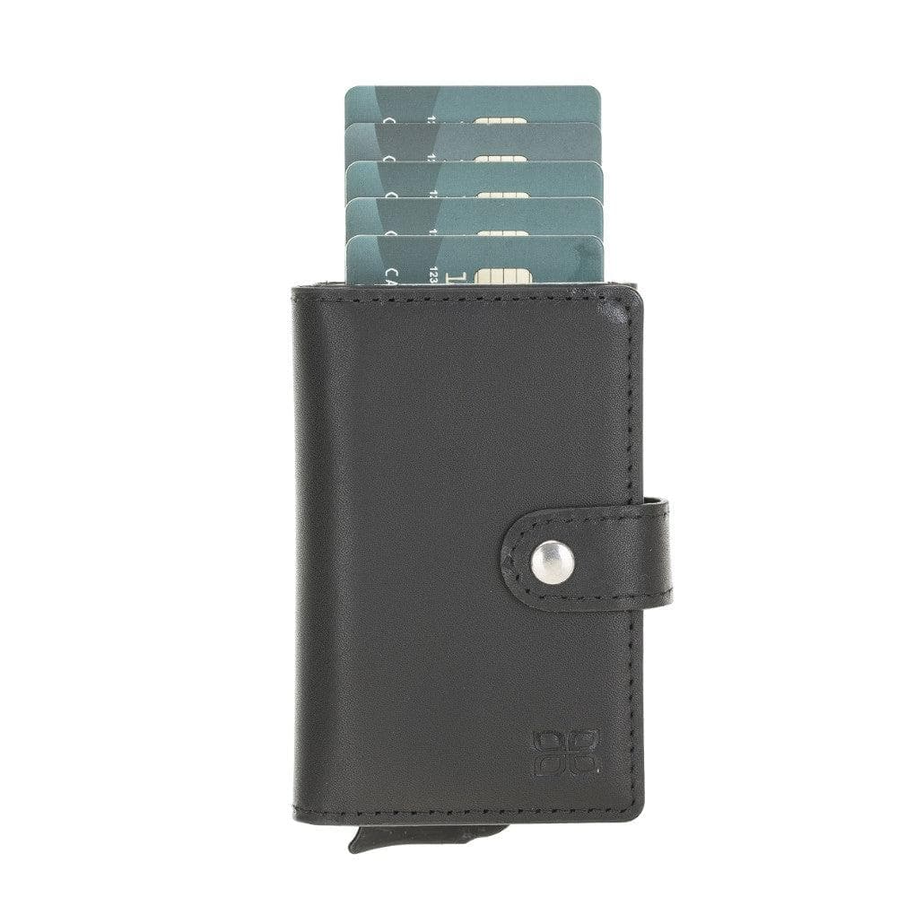 Carlov Leather Mechanical Card Holder