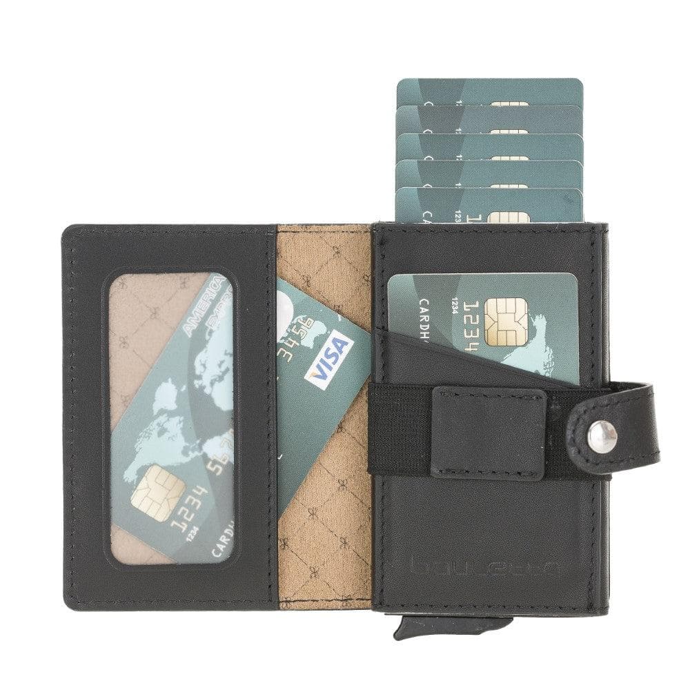 Carlov Leather Mechanical Card Holder