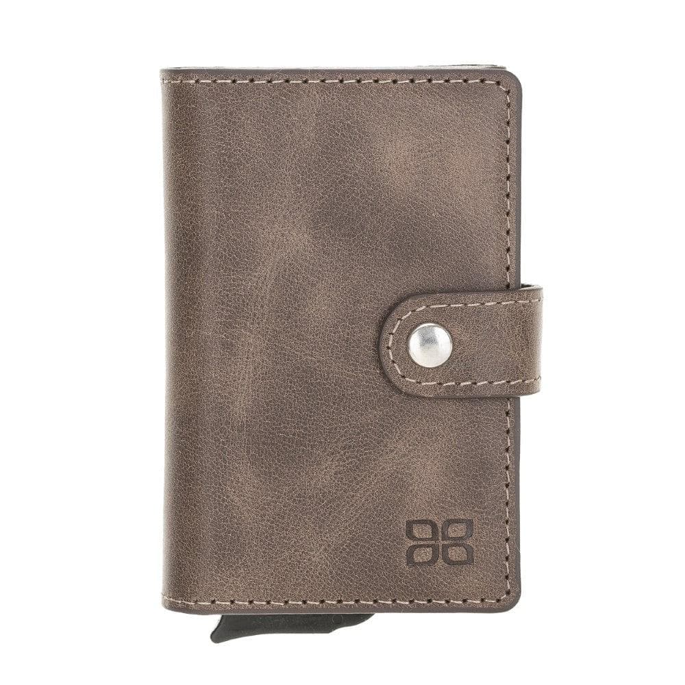 Carlov Leather Mechanical Card Holder