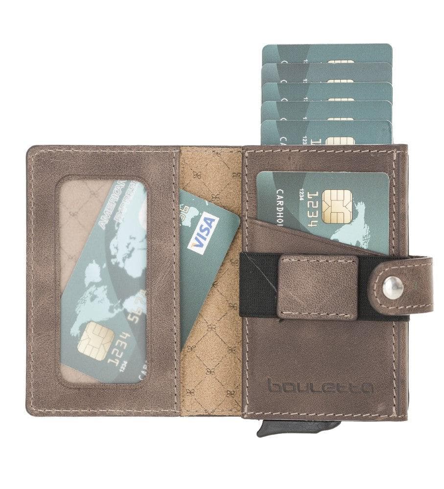 Carlov Leather Mechanical Card Holder