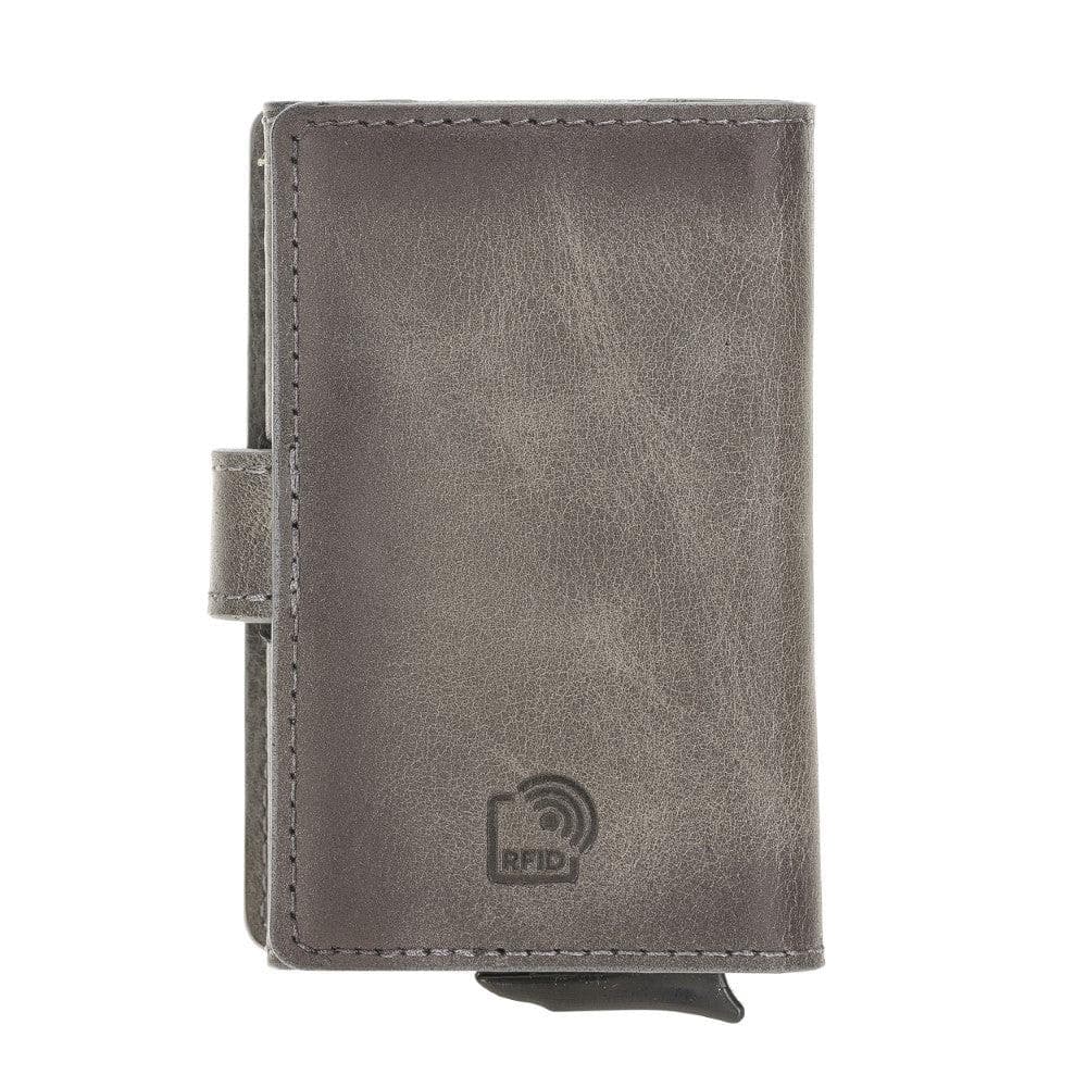 Carlov Leather Mechanical Card Holder
