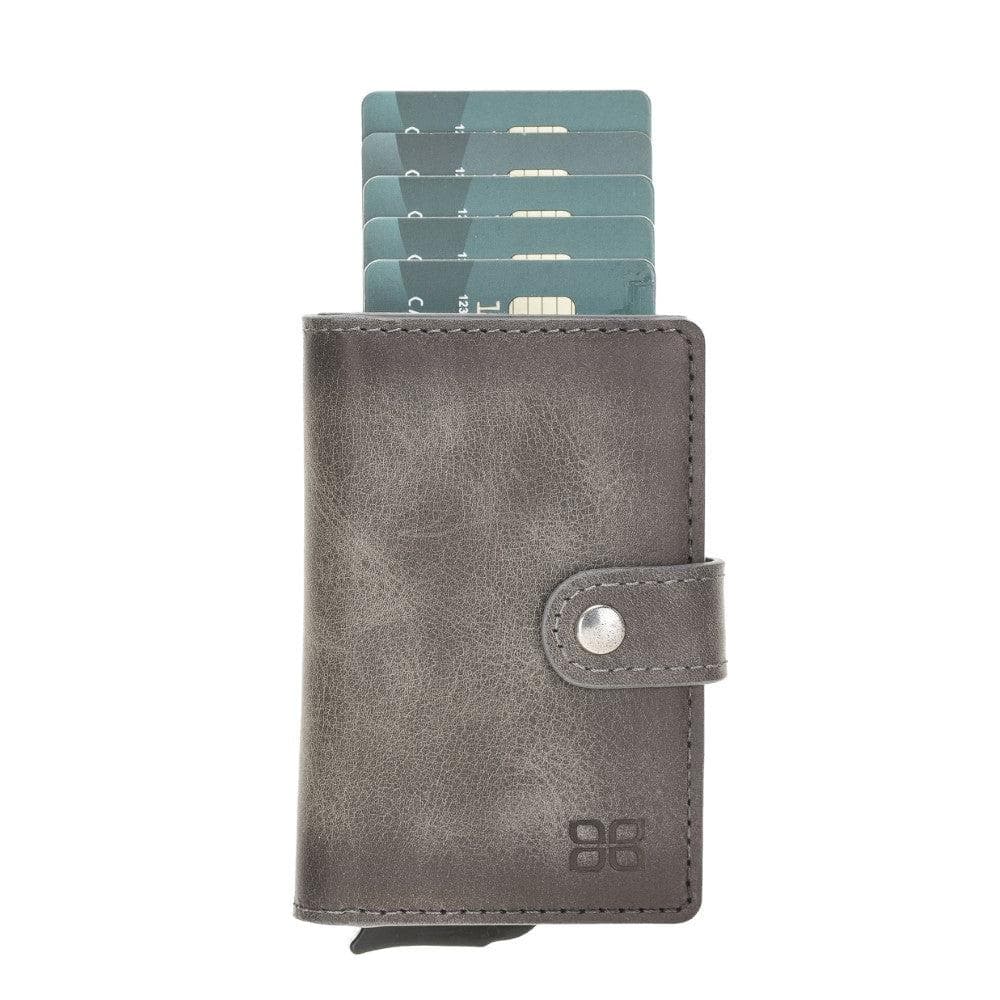 Carlov Leather Mechanical Card Holder