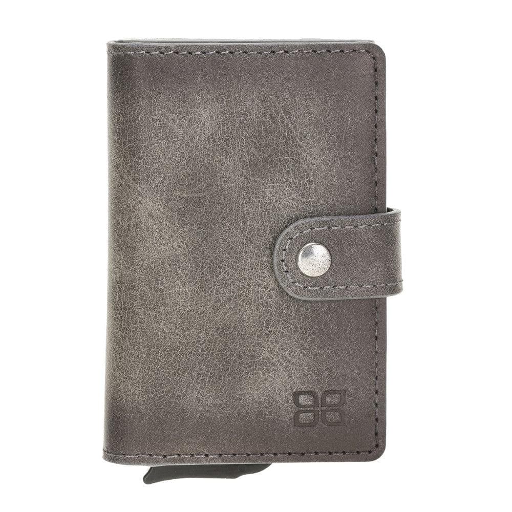 Carlov Leather Mechanical Card Holder