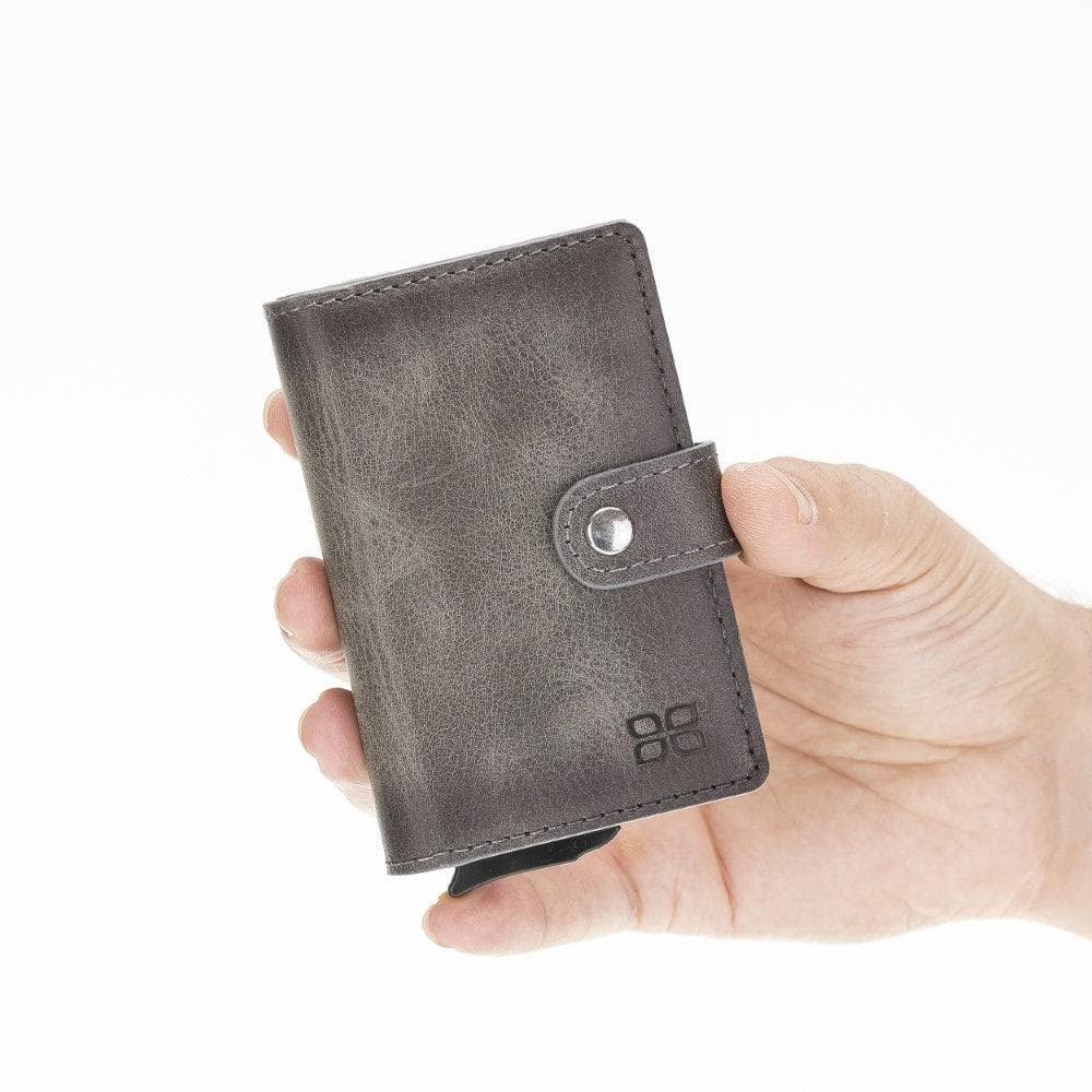 Carlov Leather Mechanical Card Holder