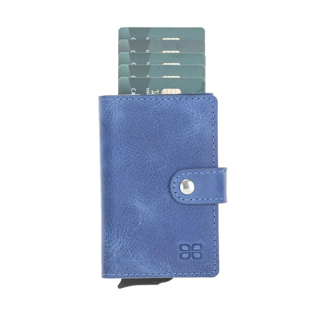 Carlov Leather Mechanical Card Holder
