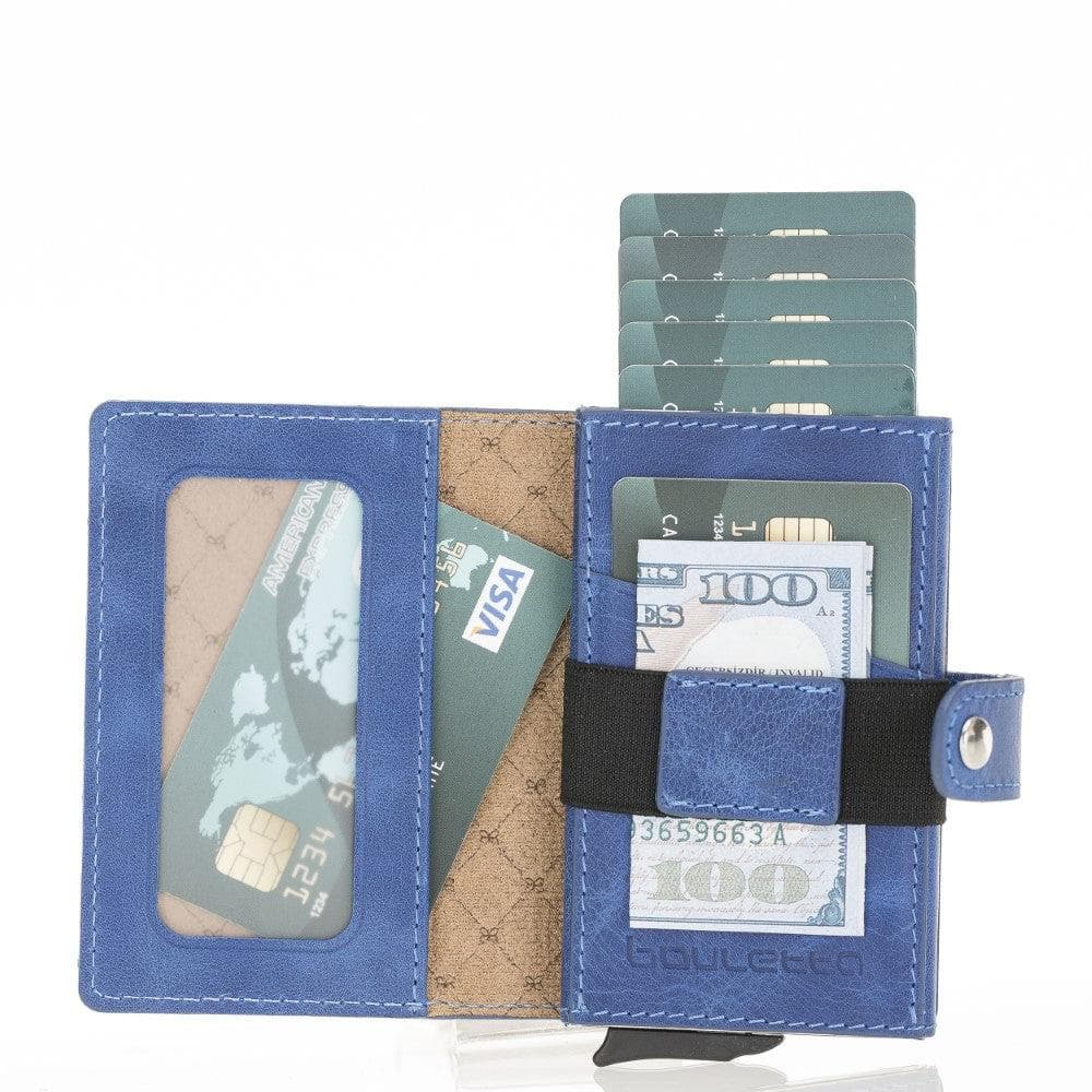 Carlov Leather Mechanical Card Holder