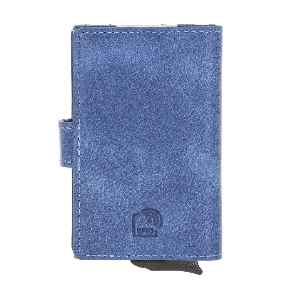 Carlov Leather Mechanical Card Holder