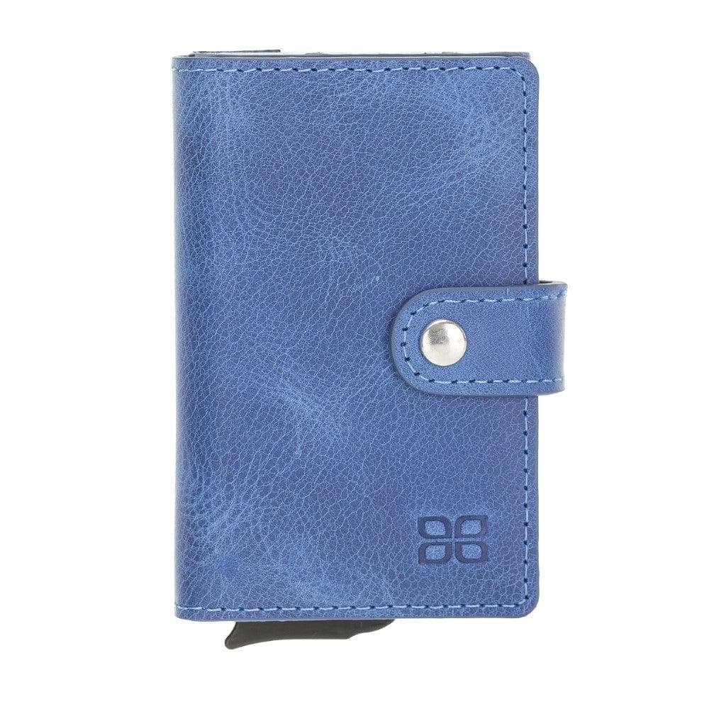 Carlov Leather Mechanical Card Holder