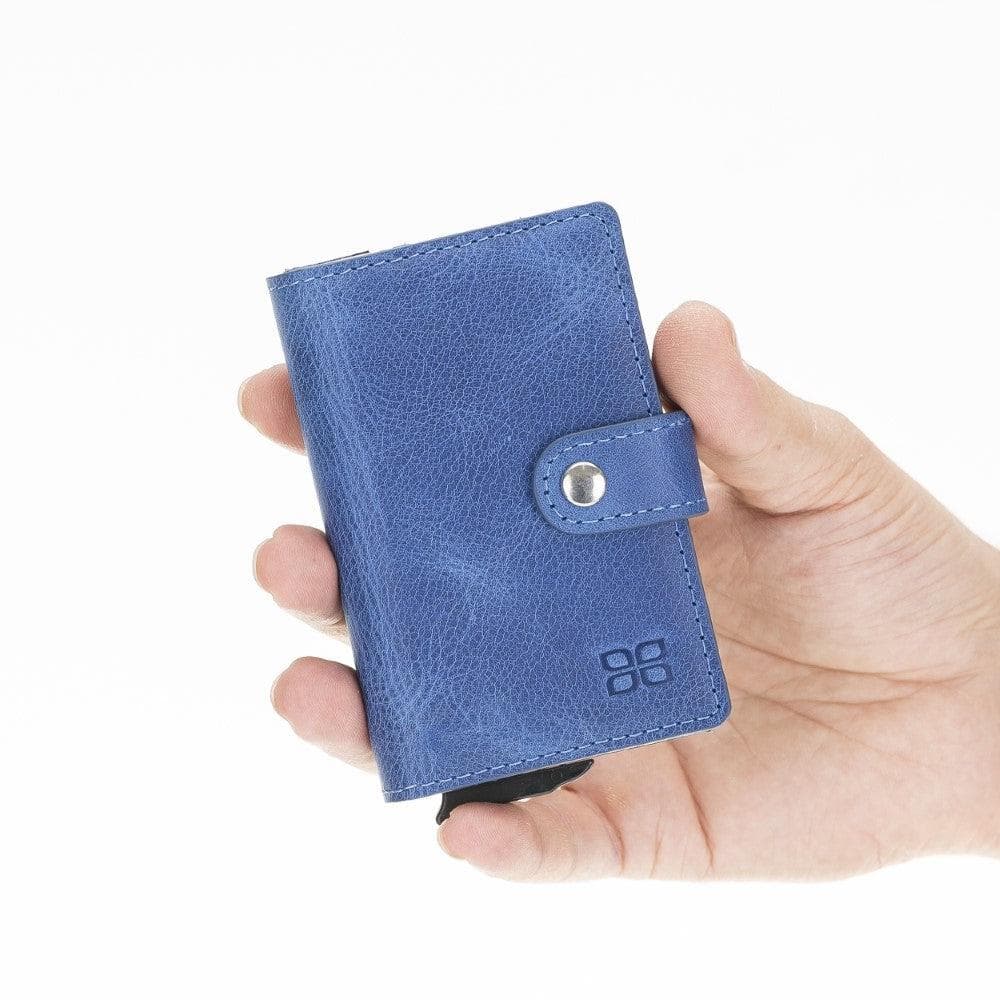 Carlov Leather Mechanical Card Holder