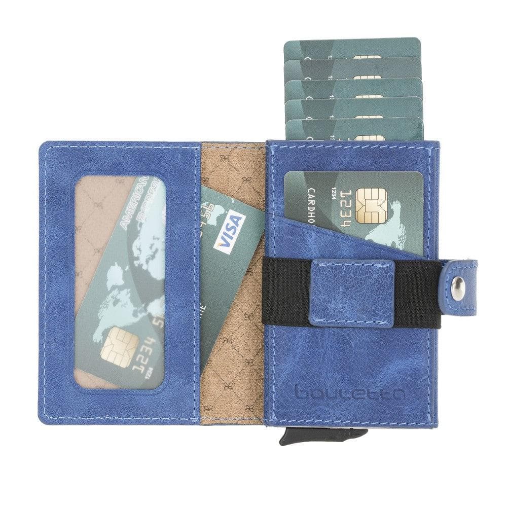 Carlov Leather Mechanical Card Holder