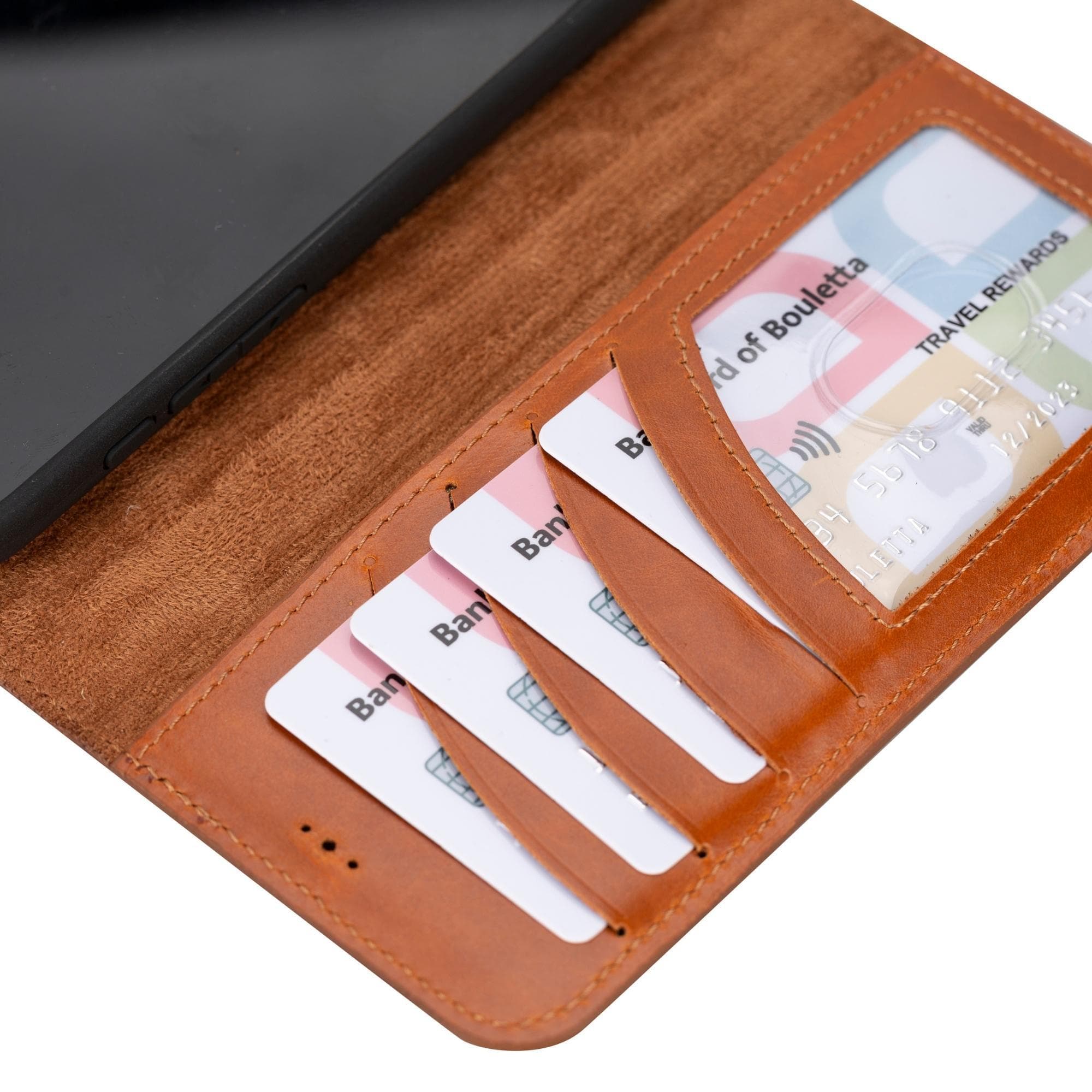 Magic iPhone 15 Pro Leather Detachable Wallet Case