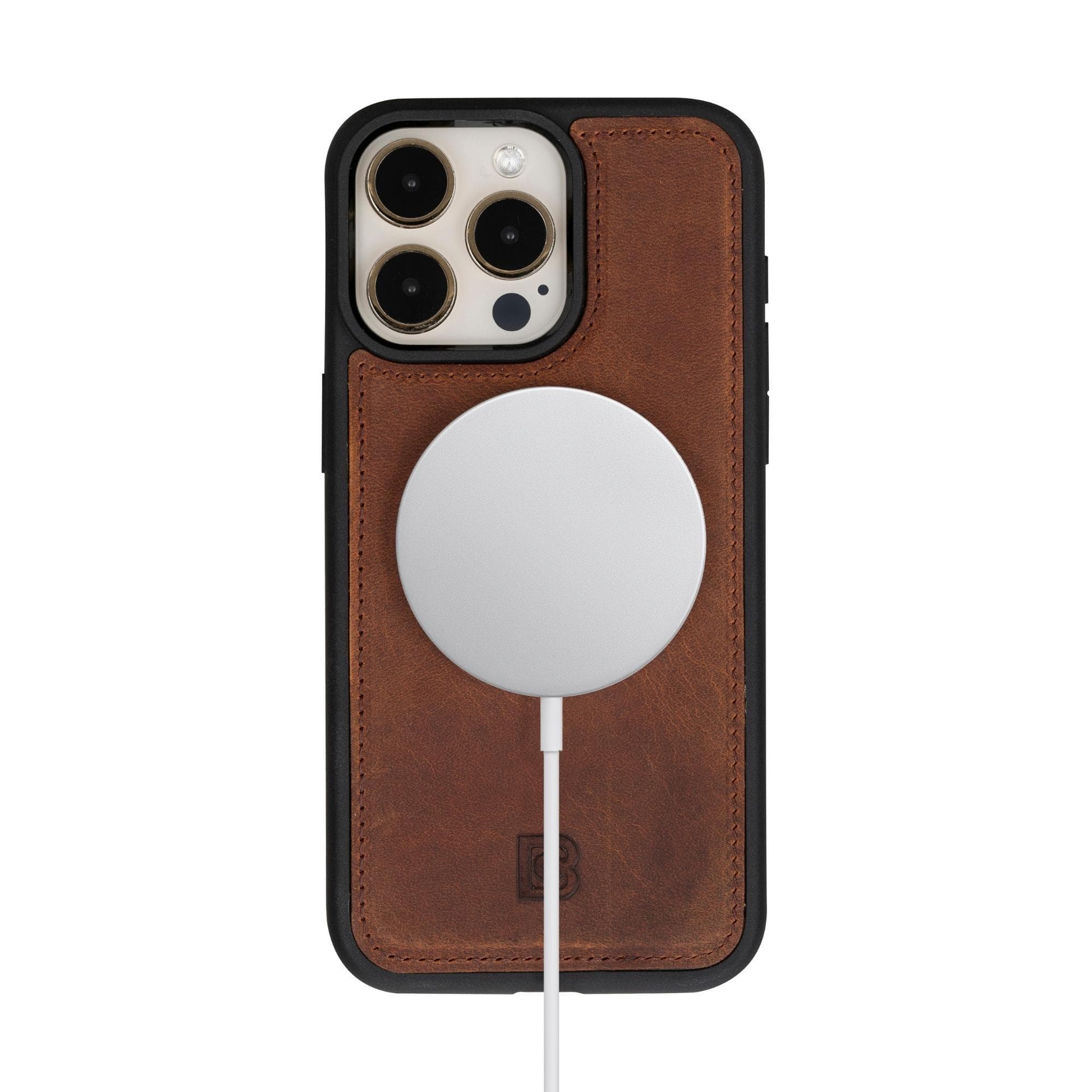 Magic iPhone 15 Pro Leather Detachable Wallet Case
