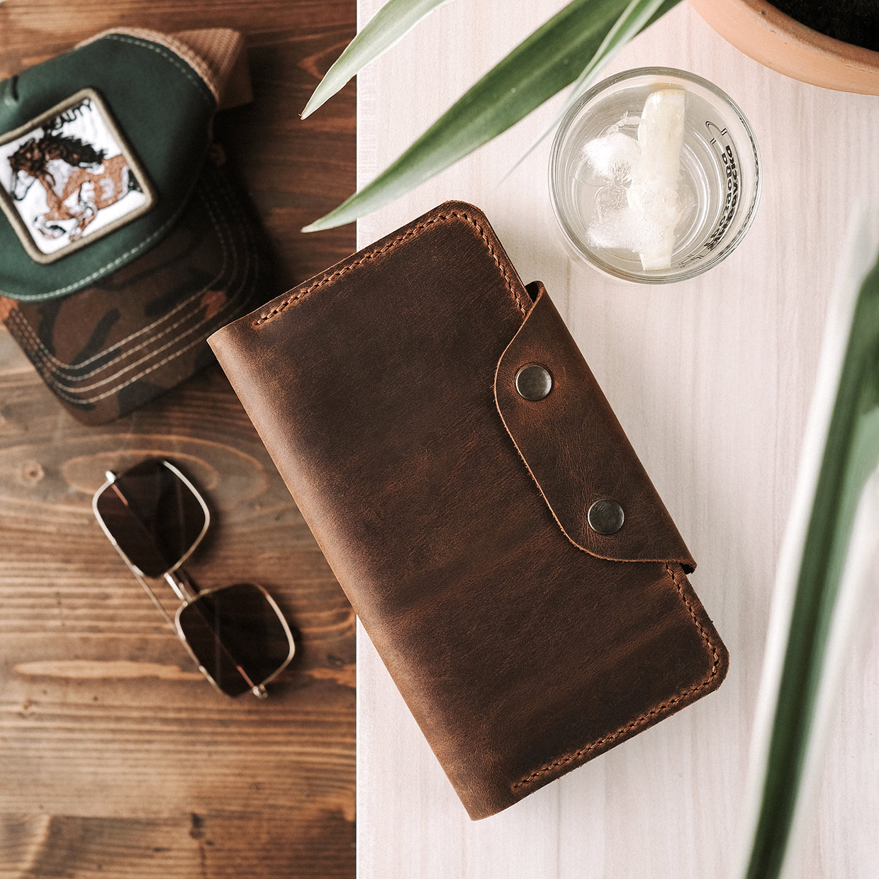 Leather Long Wallet - SIERA v2 - Trendy Designs