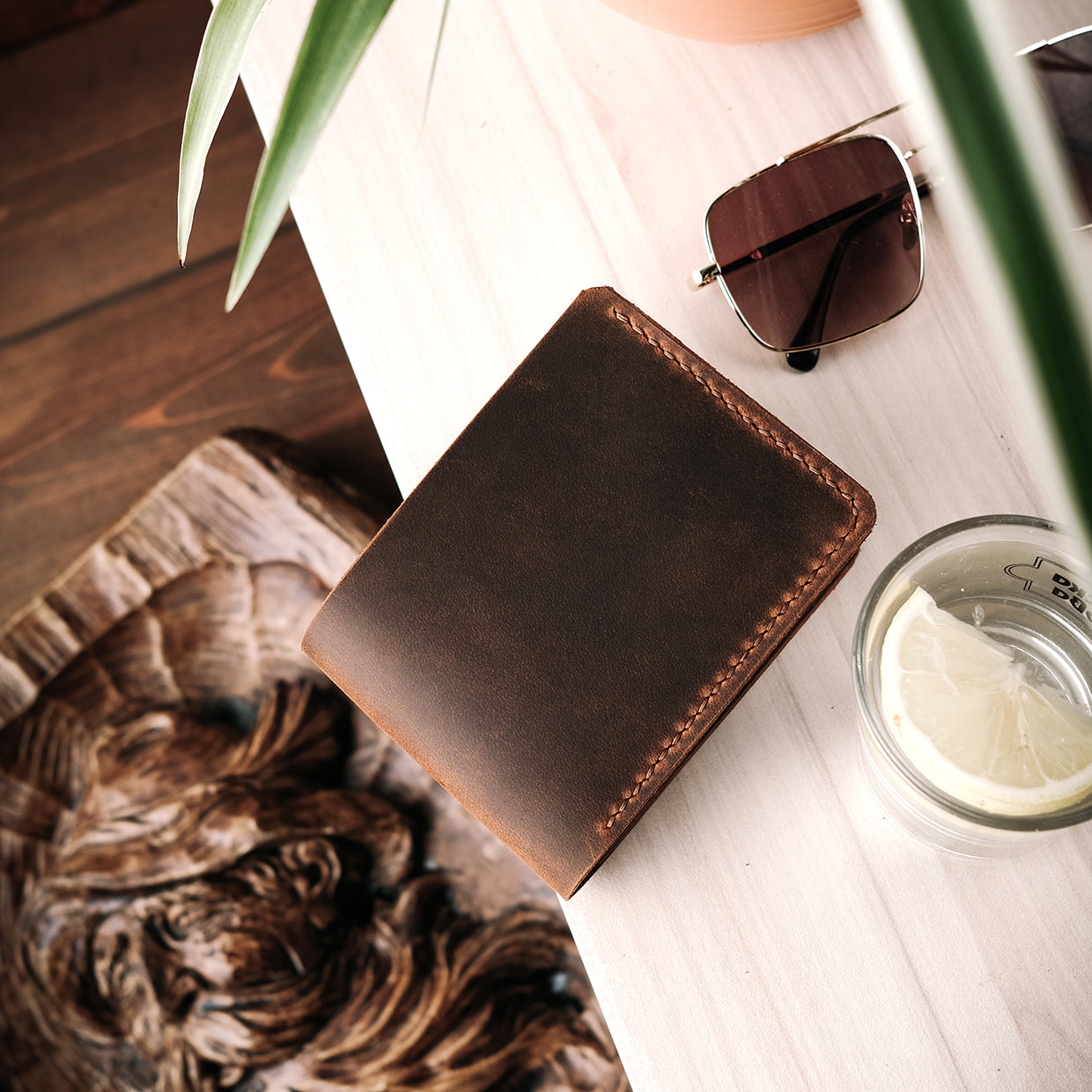 Leather folding wallet - RIO - Gift Inspirations