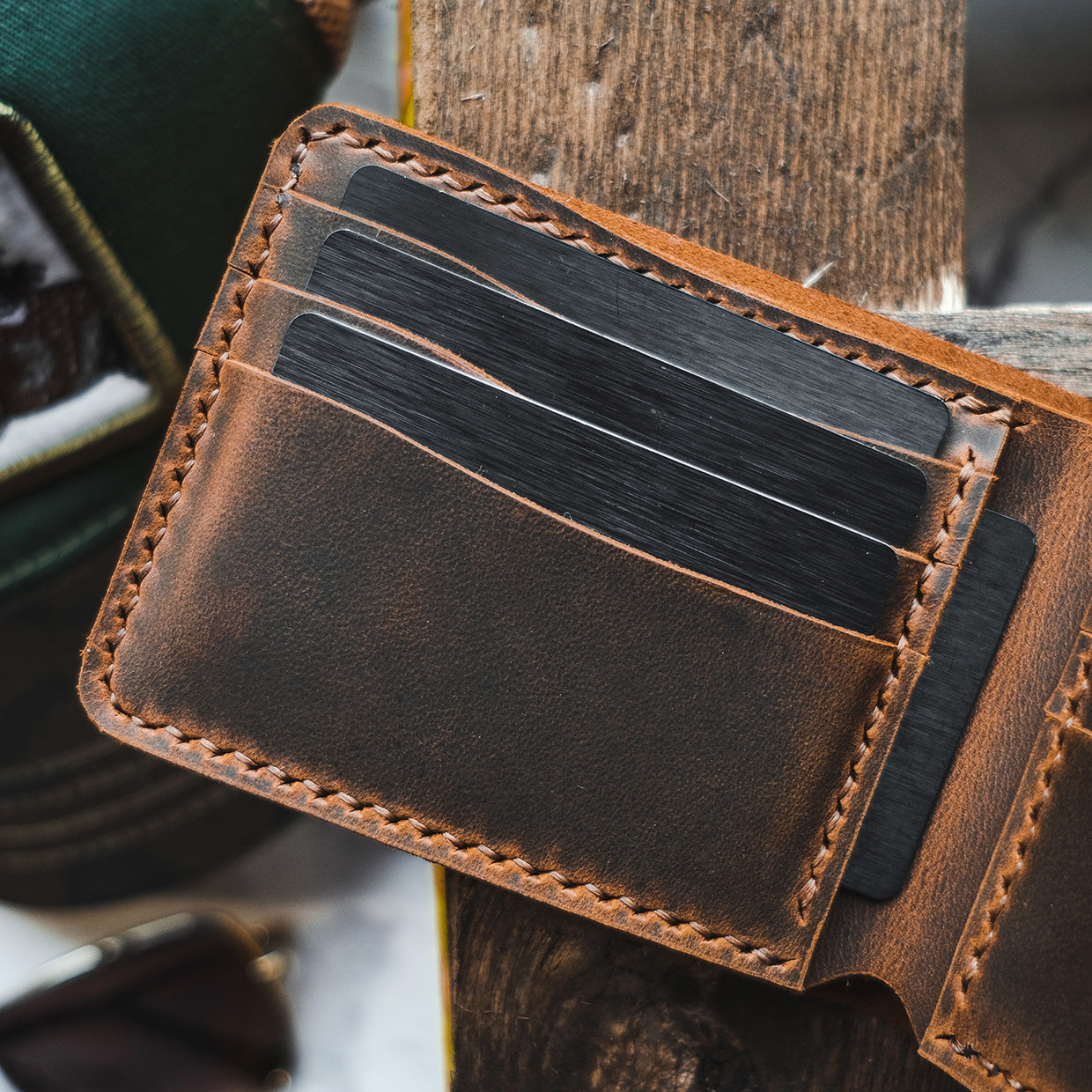 Leather folding wallet - FREY - Exclusive Styles