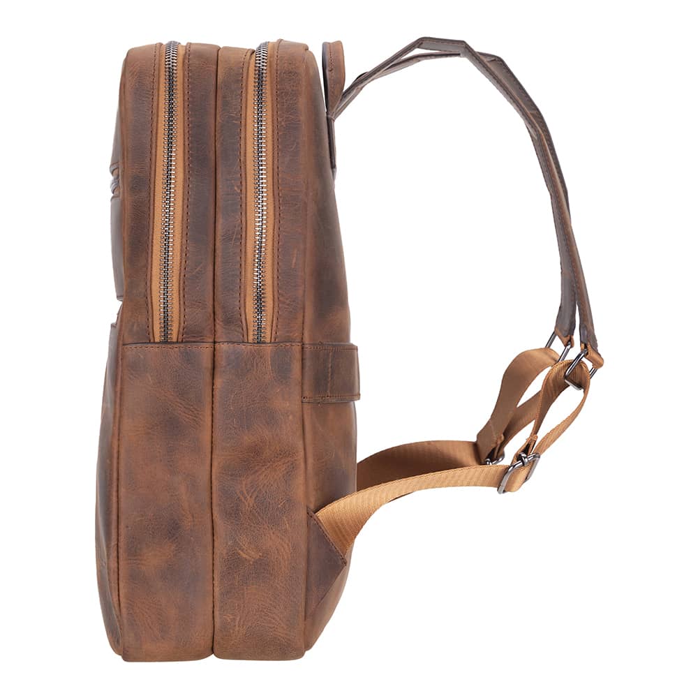 Hidden Castle Leather Laptop Backpacks
