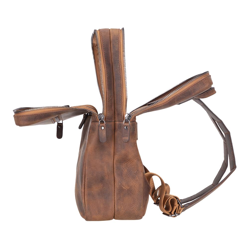 Hidden Castle Leather Laptop Backpacks