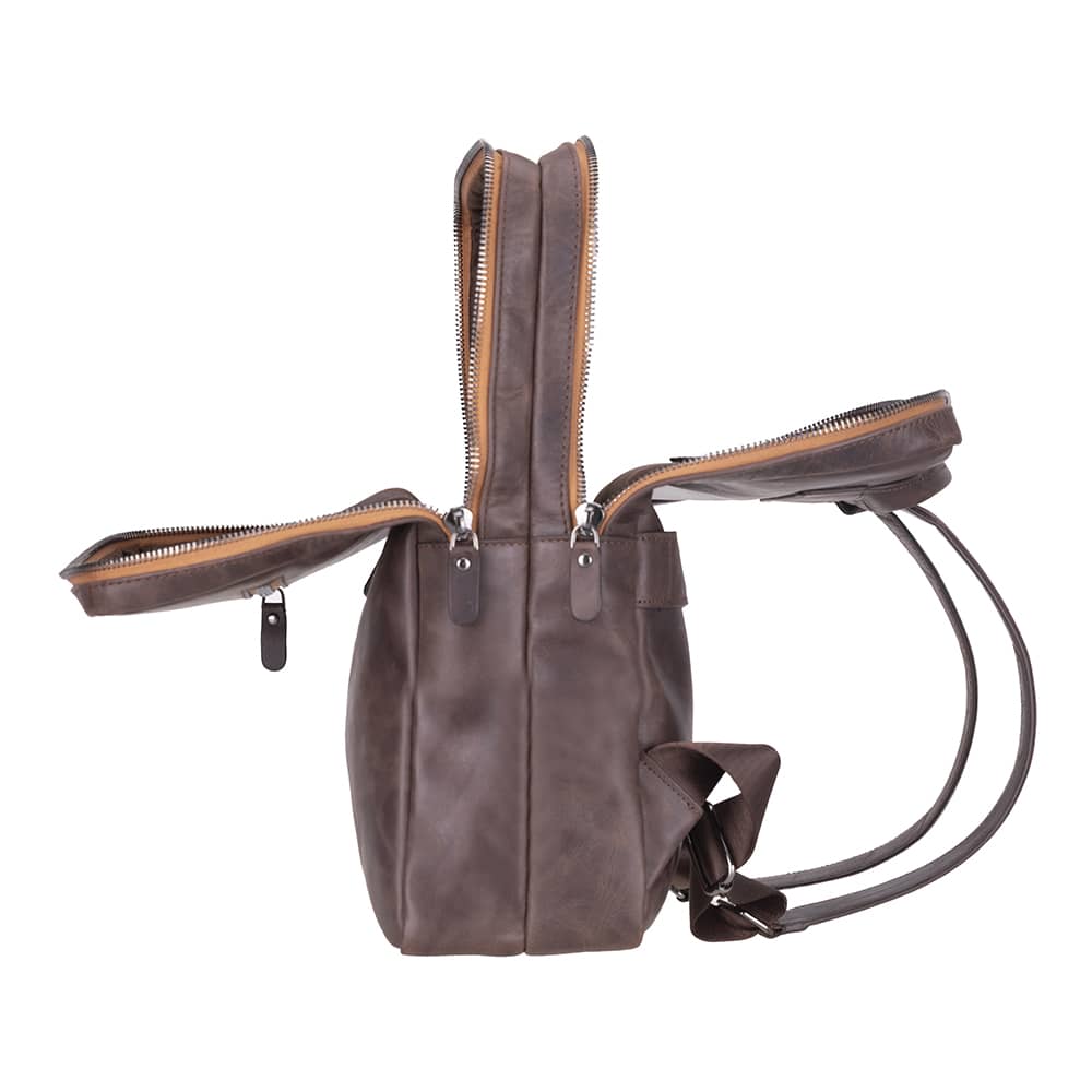 Hidden Castle Leather Laptop Backpacks