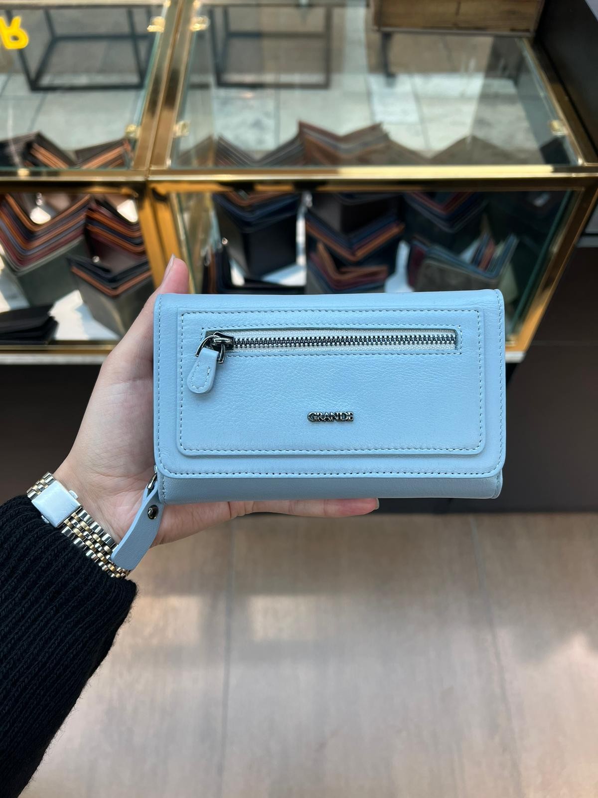 One Style Leather 2715 Genuine Leather Women's Wallet – Elegant & Durable Design