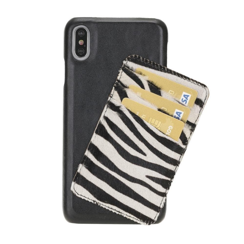 Ultimate Jacket iPhone XS Max Leather Case with Detachable Card Holder
