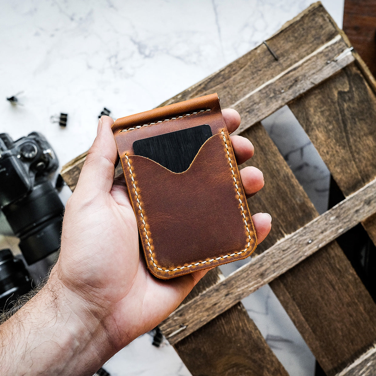 Leather wallet - Kleo - Trendy Designs