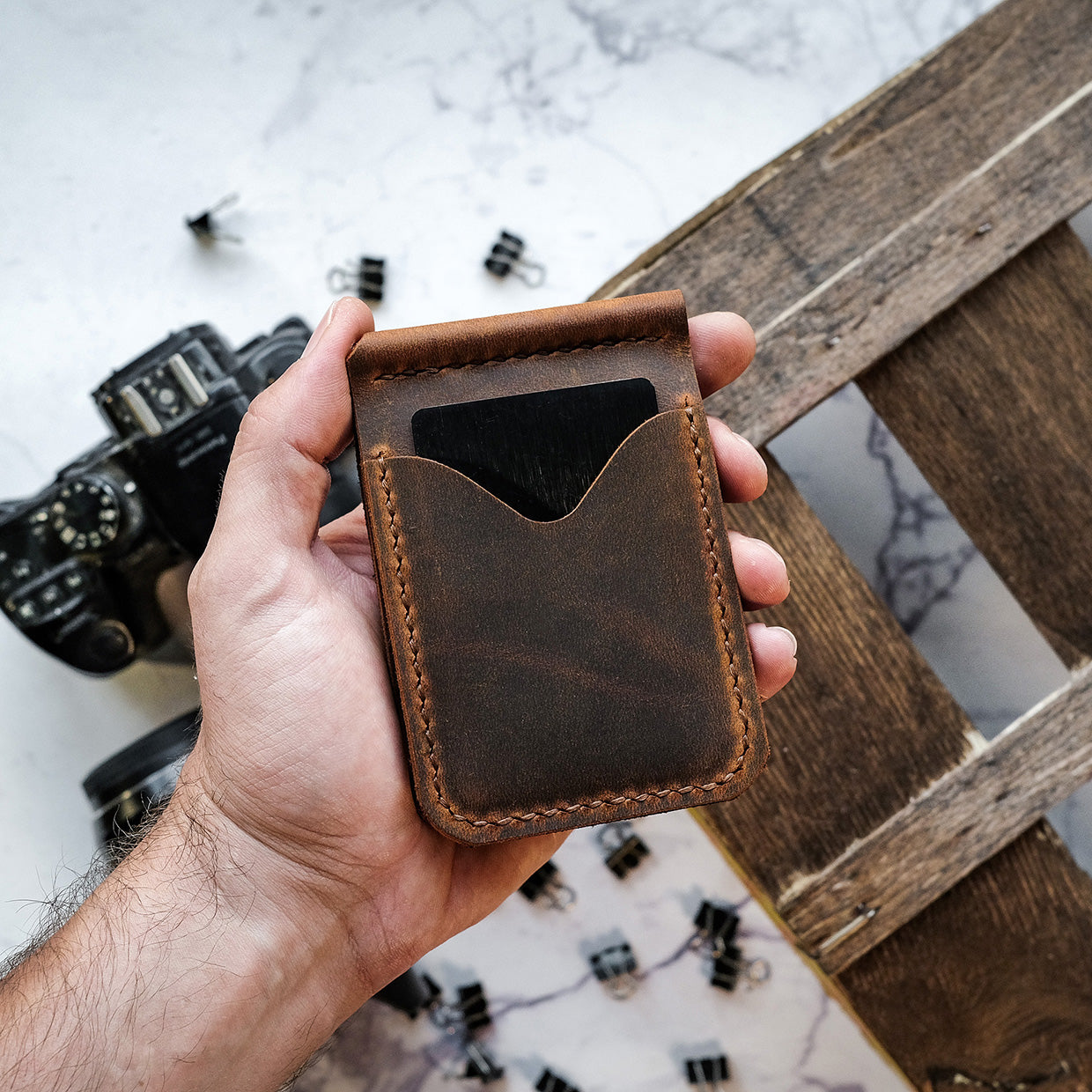 Leather wallet - Kleo - Trendy Designs