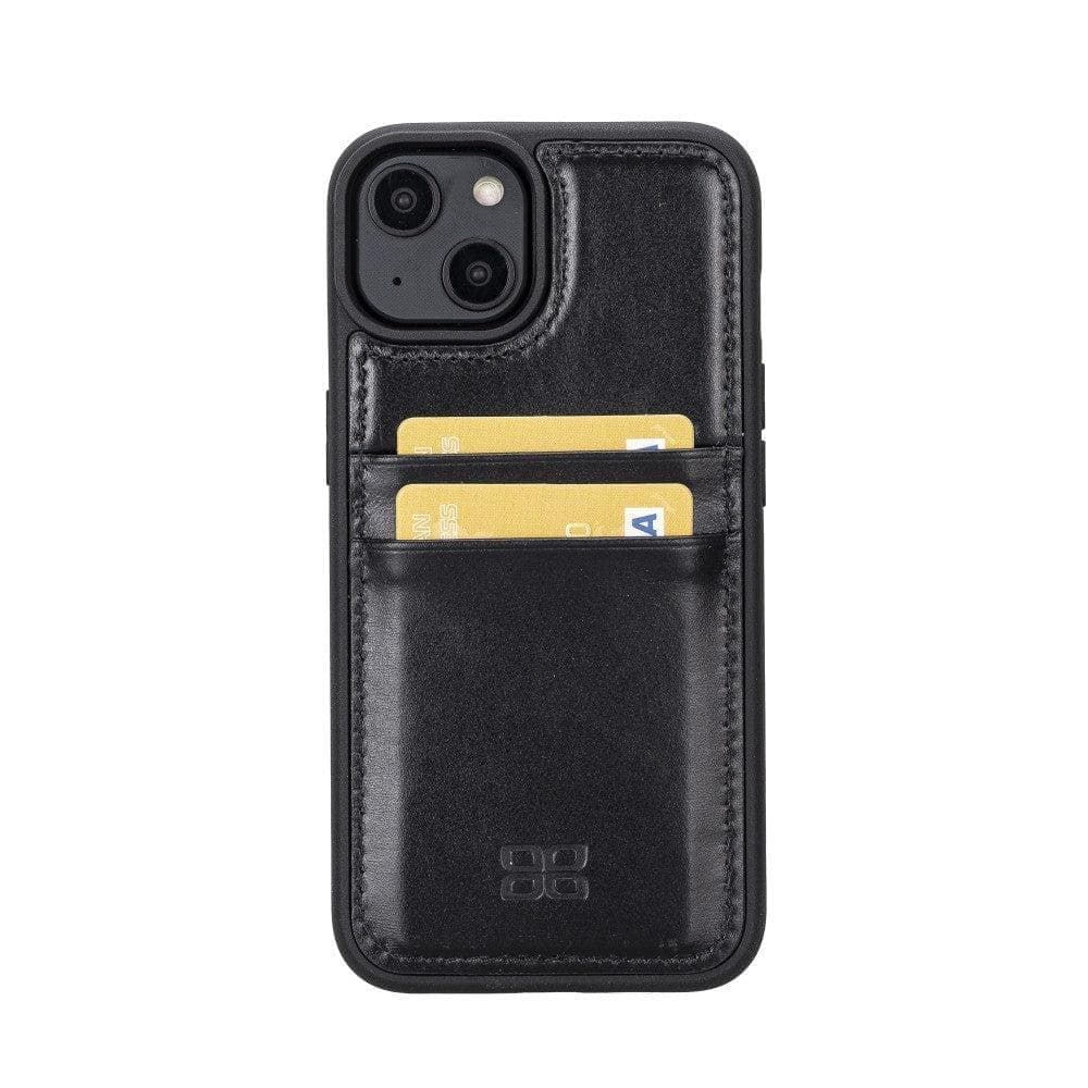 Flex Cover Leather iPhone 15 Pro Case with Card Holder