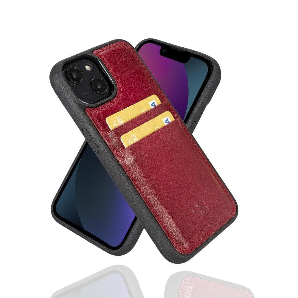 Flex Cover Leather iPhone 15 Pro Case with Card Holder