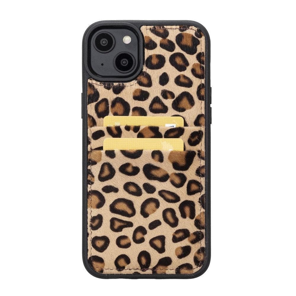 Flex Cover Leather iPhone 15 Pro Case with Card Holder