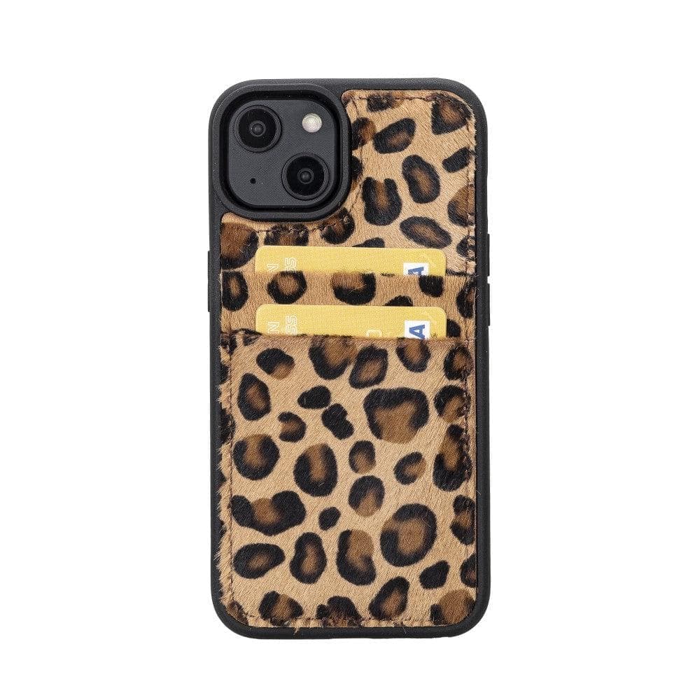 Flex Cover Leather iPhone 15 Pro Case with Card Holder