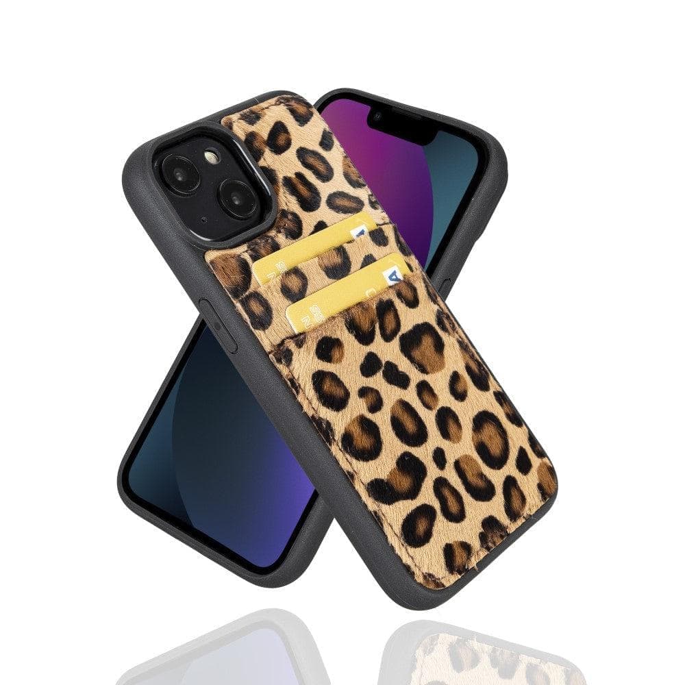 Flex Cover Leather iPhone 15 Pro Case with Card Holder
