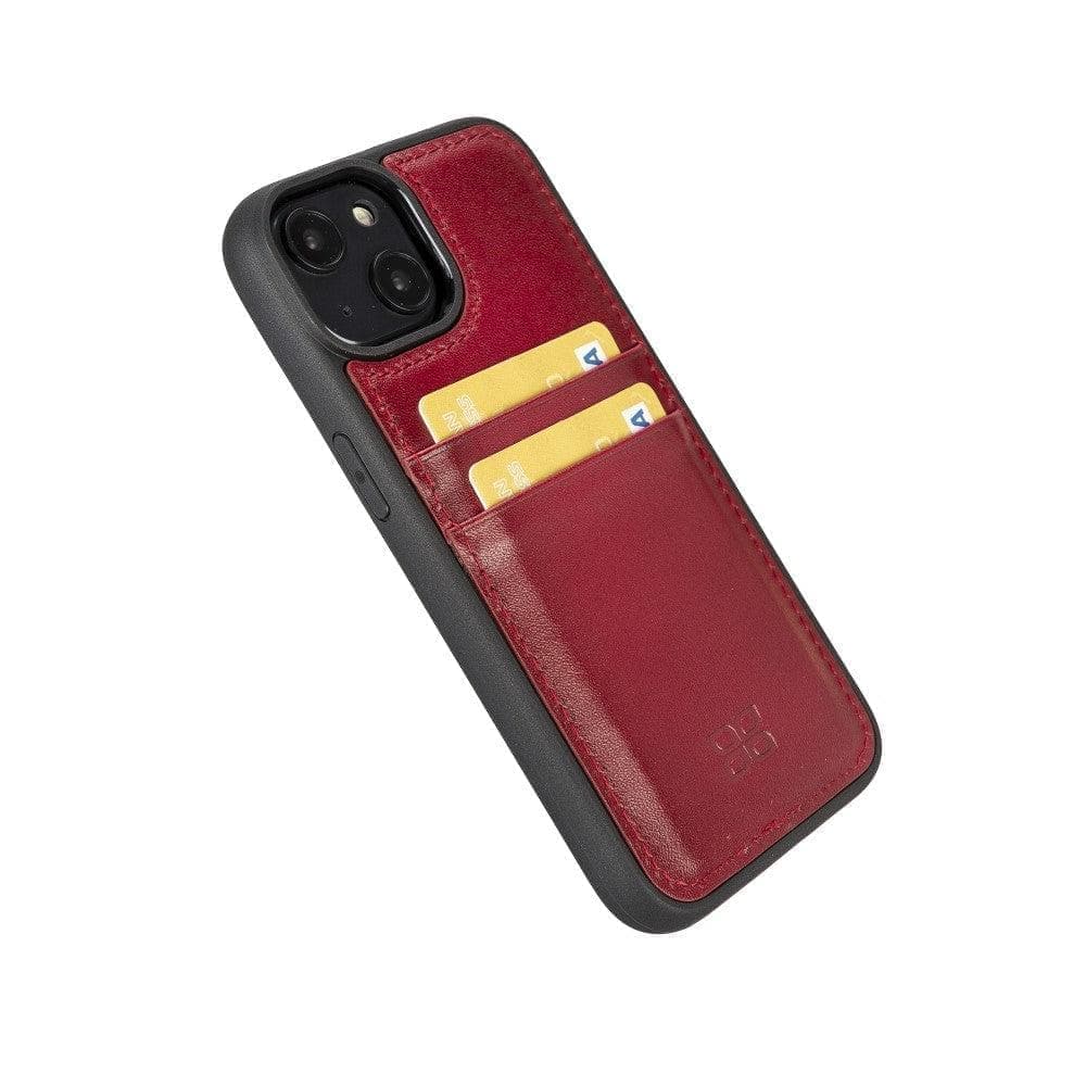 Flex Cover Leather iPhone 15 Pro Case with Card Holder