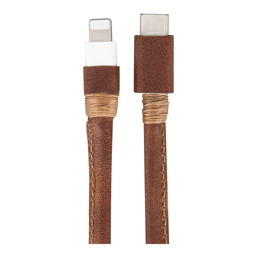 Original Apple Data / Charging Cable Leather Covered
