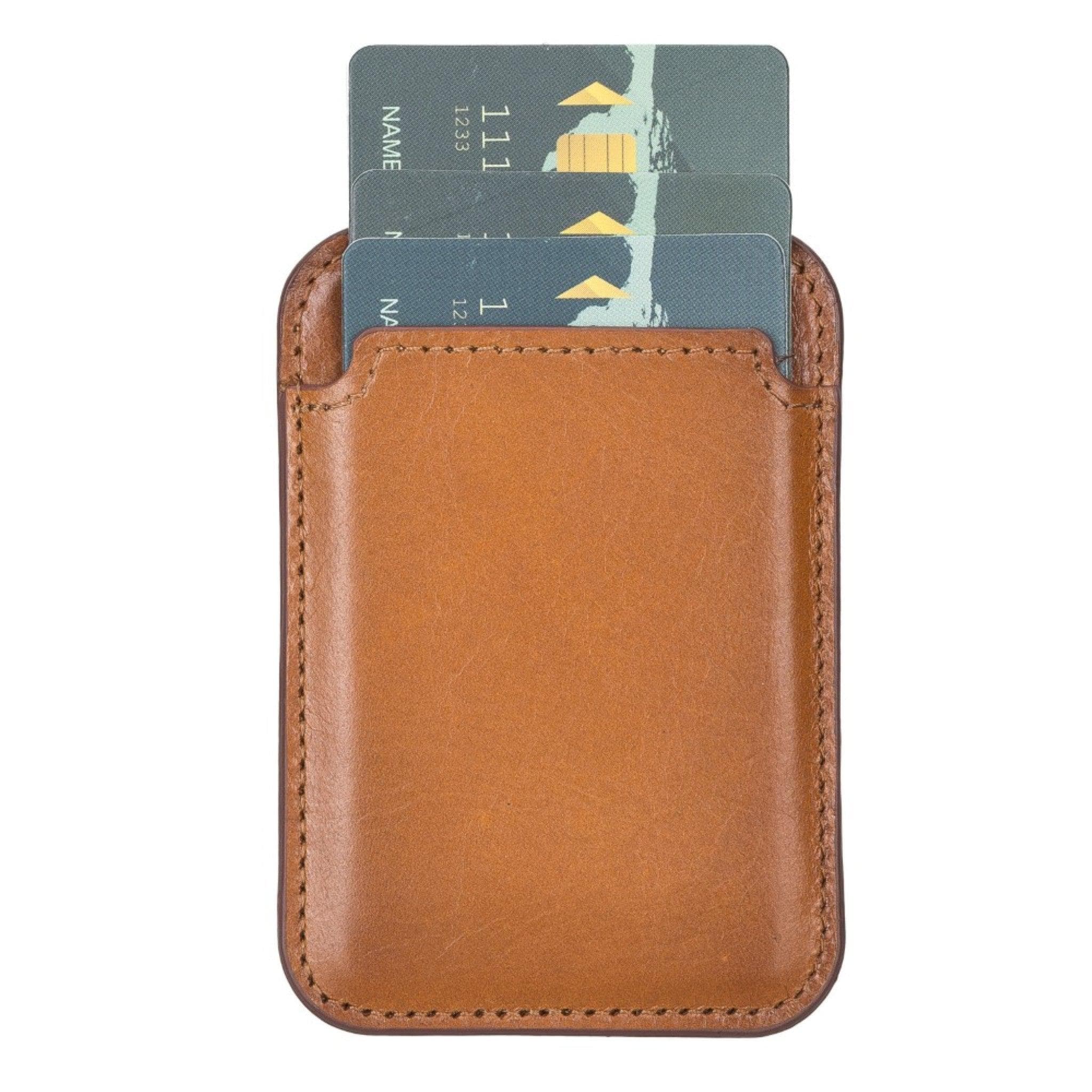 Maggy Magnetic Leather Card Holder
