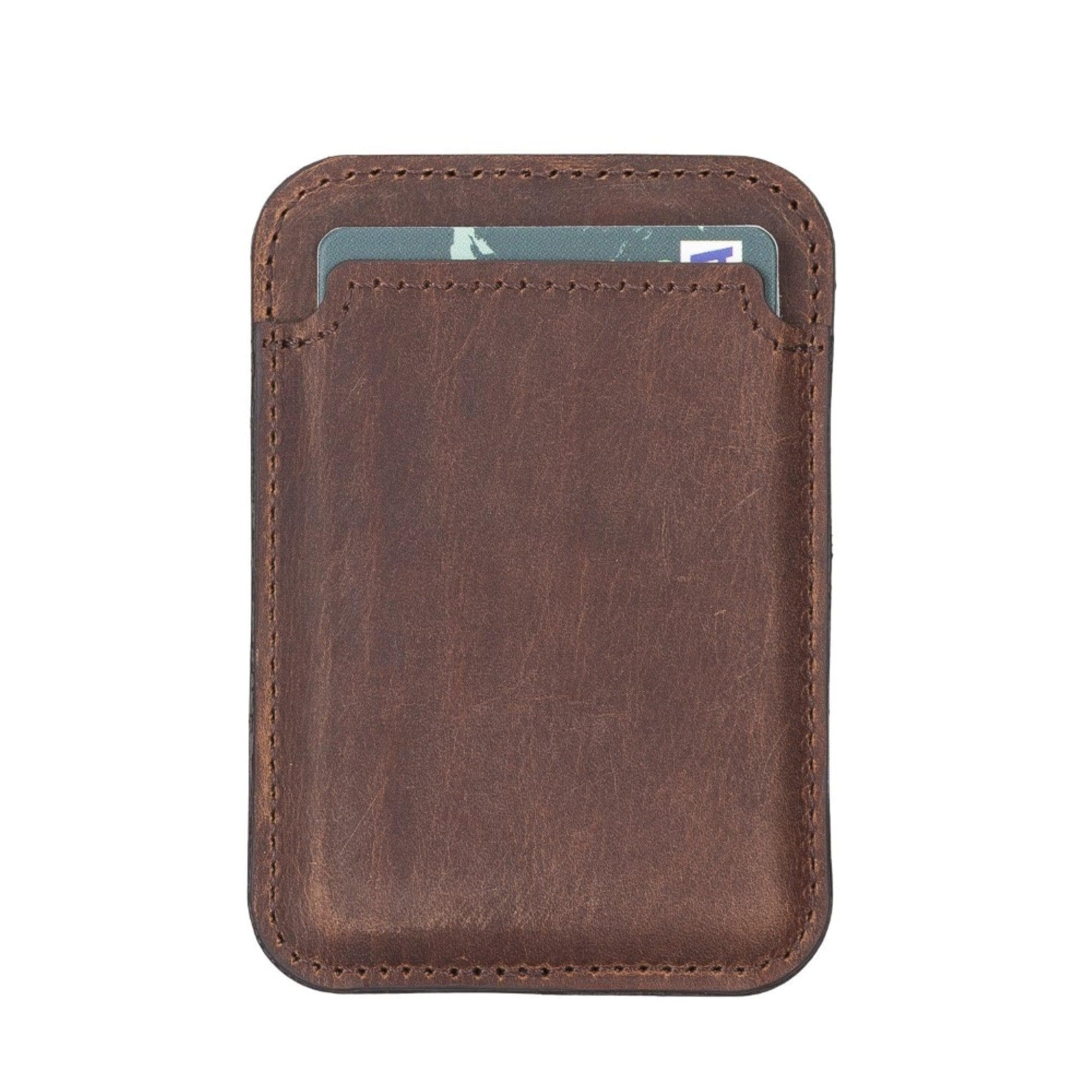 Maggy Magnetic Leather Card Holder
