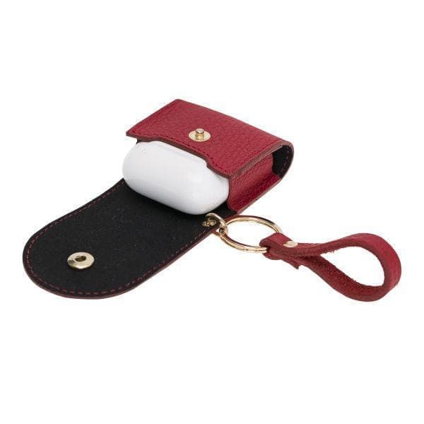Mai Snap Leather AirPods 1 and AirPods 2 Case with Hook