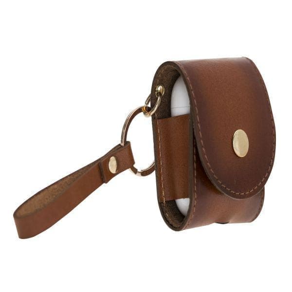 Mai Snap Leather AirPods 1 and AirPods 2 Case with Hook