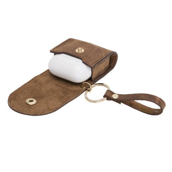 Mai Snap Leather AirPods 1 and AirPods 2 Case with Hook
