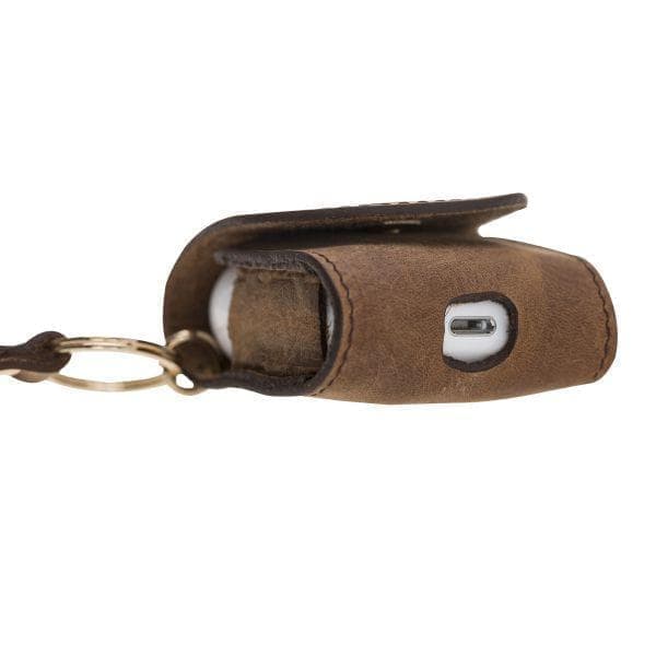 Mai Snap Leather AirPods 1 and AirPods 2 Case with Hook