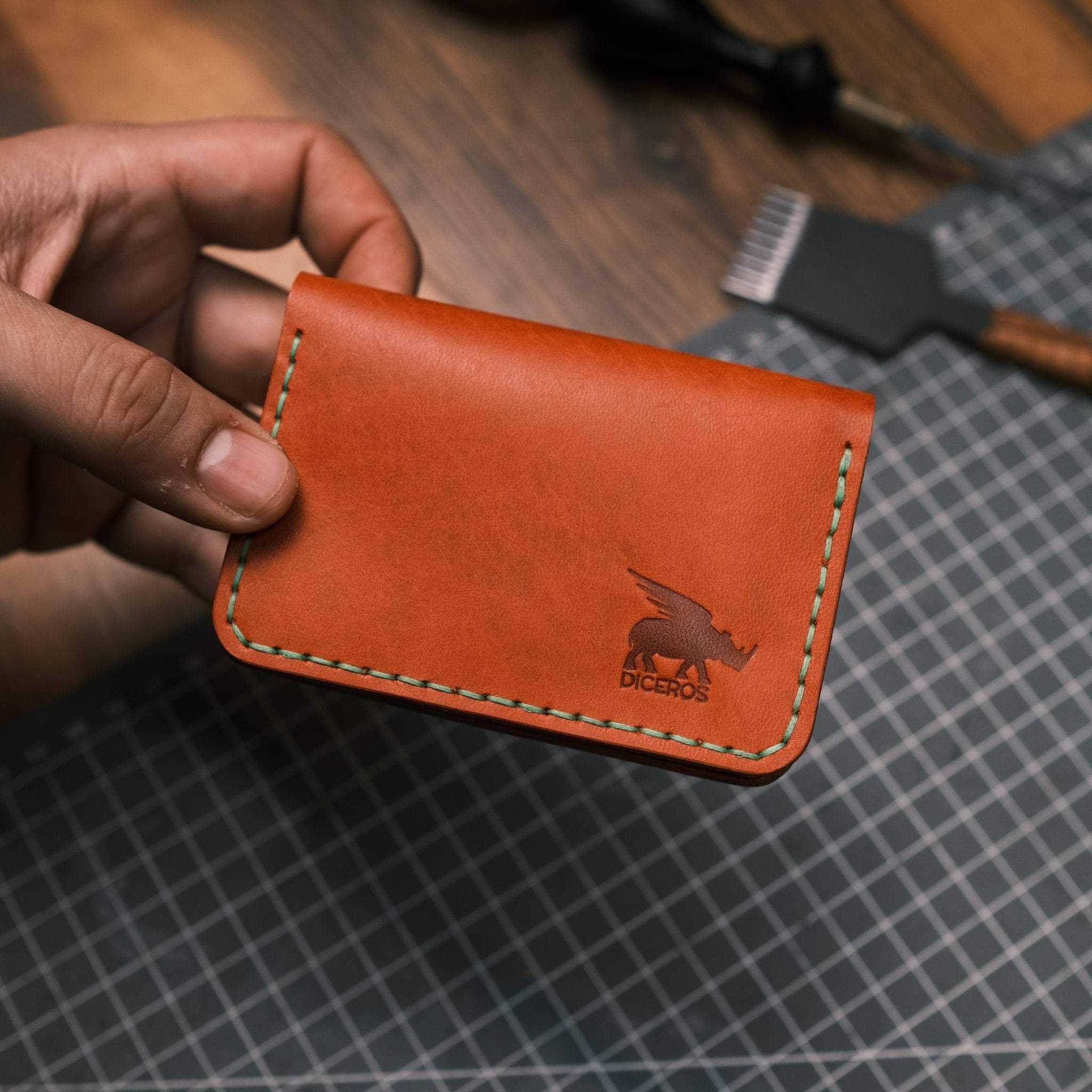 Mini Palm Leather Wallet Little Brother In Law   Unique Gift Ideas   Boyfriend Gift   Girlfriend Gift   Father Gift