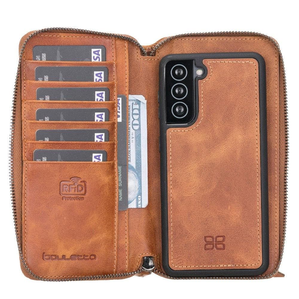 Pouch Magic Samsung Galaxy S21 Ultra Detachable Leather Wallet Case