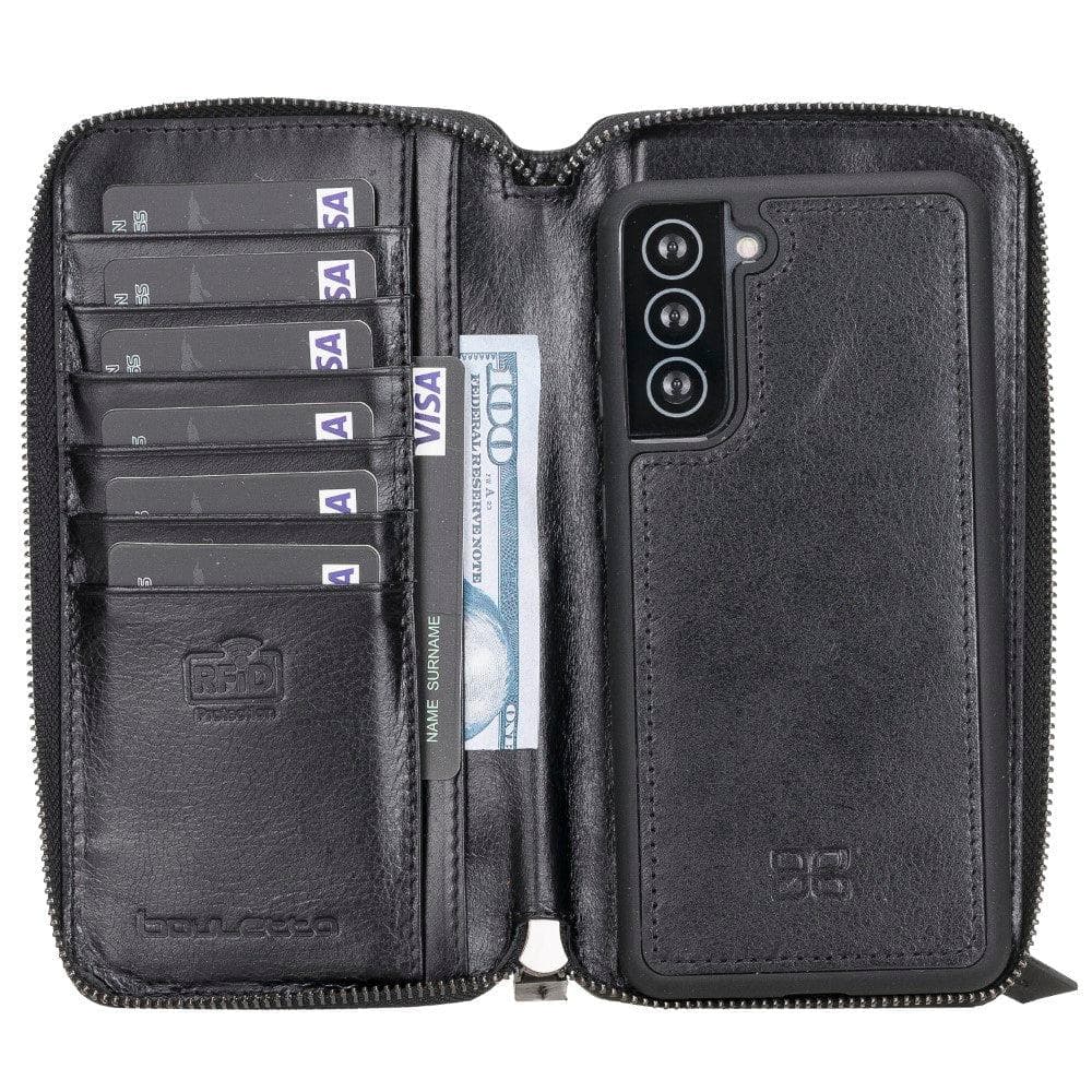 Pouch Magic Samsung Galaxy S21 Ultra Detachable Leather Wallet Case