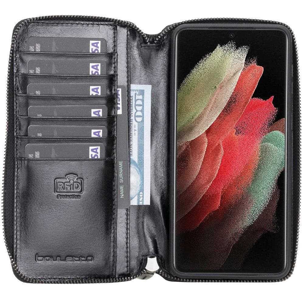 Pouch Magic Samsung Galaxy S21 Ultra Detachable Leather Wallet Case