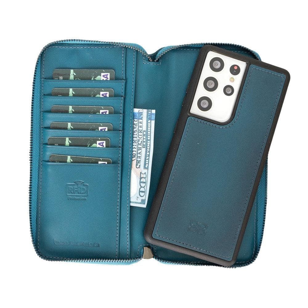 Pouch Magic Samsung Galaxy S21 Ultra Detachable Leather Wallet Case