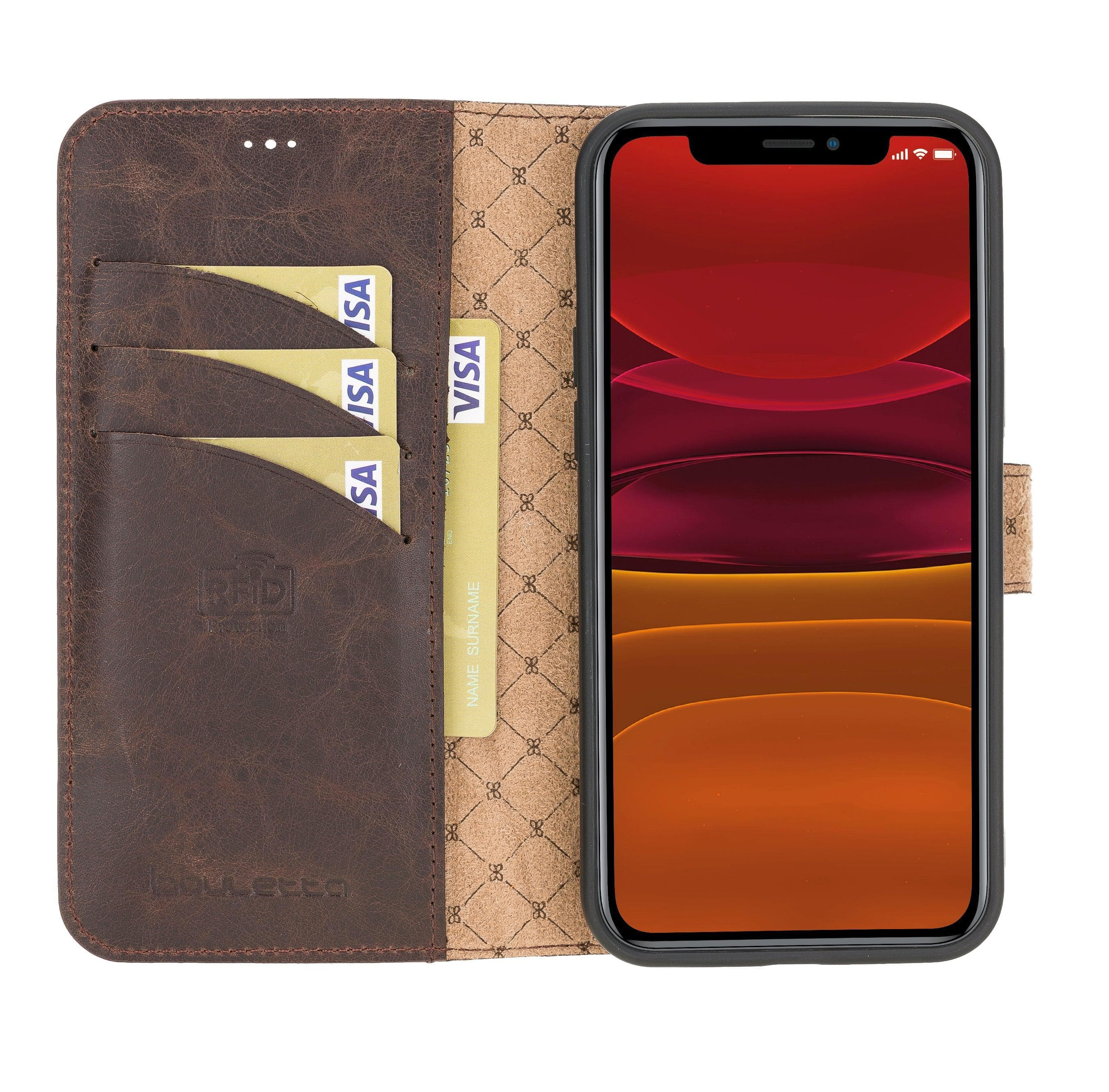 Wallet Case iPhone 12 Pro Max Leather Folio Case