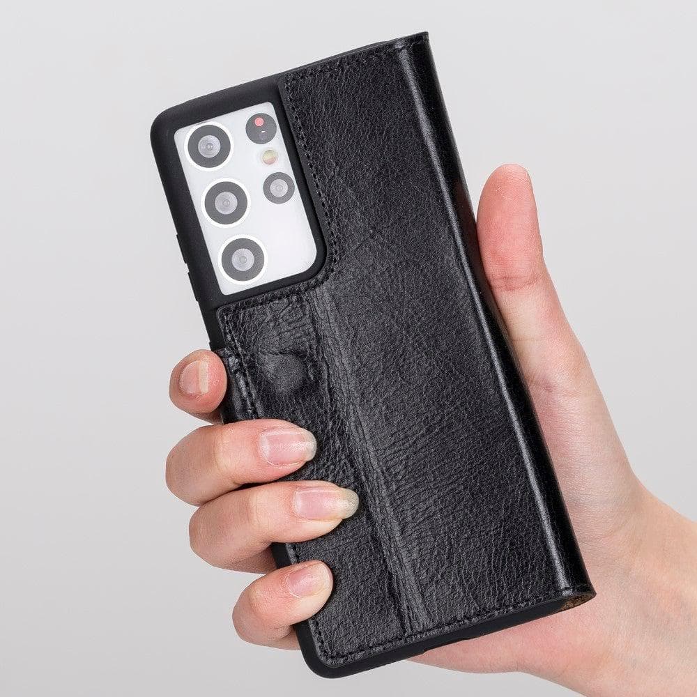 Wallet Case Samsung Galaxy S21 Ultra Leather Folio Case