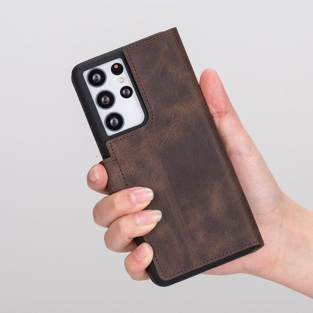 Wallet Case Samsung Galaxy S21 Leather Folio Case