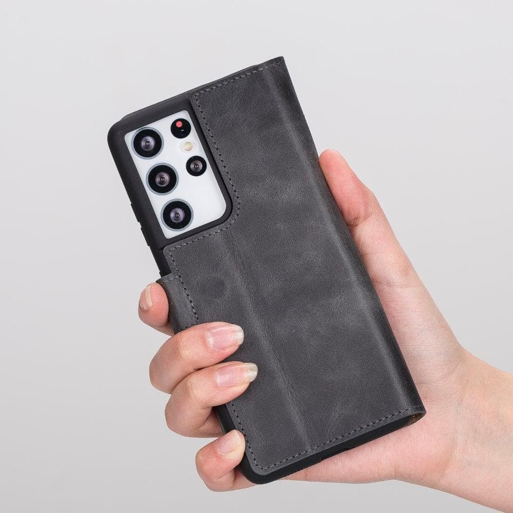 Wallet Case Samsung Galaxy S21 Leather Folio Case