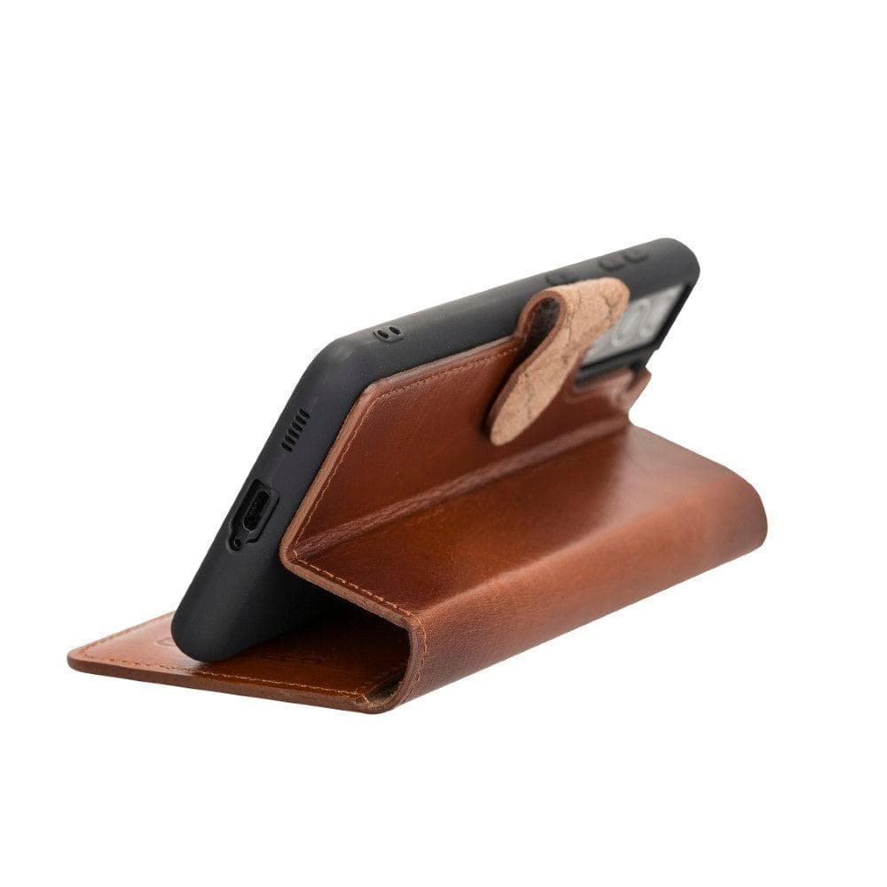 Wallet Case Samsung Galaxy S21 Ultra Leather Folio Case
