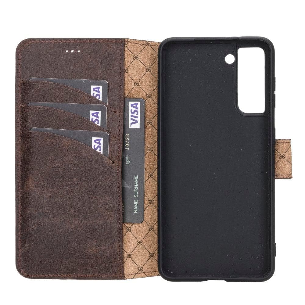 Wallet Case Samsung Galaxy S21 Ultra Leather Folio Case
